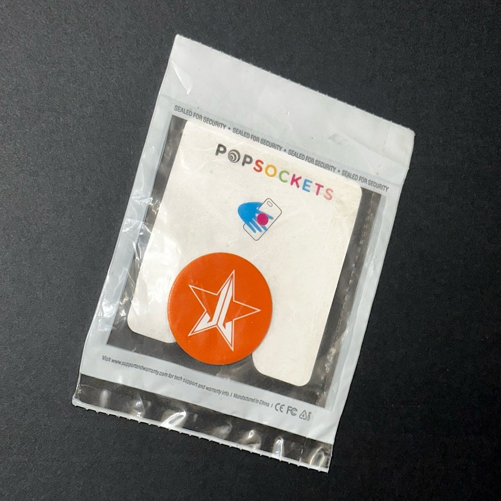 Jeffree Star Halloween orange pop socket cell phone accessory rare collectible